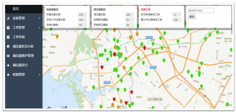 燃气调压器预防性维护管理系统