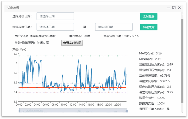 燃气调压器预防性维护管理系统