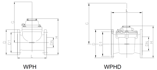 直读式远传大口径水表-WPH型